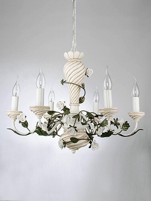 Люстра подвесная с цветочками V4506 V4506/6 Vitaluce