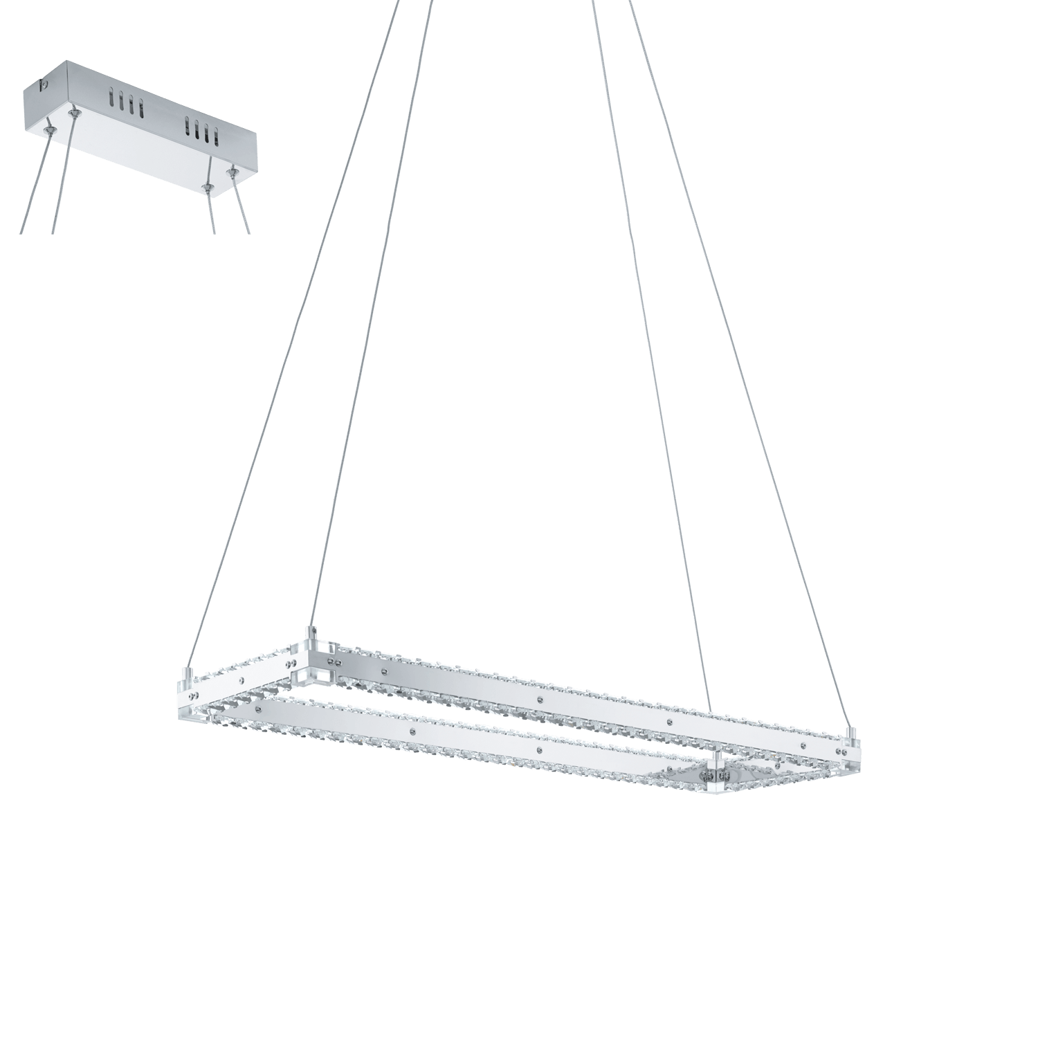 Подвесная светодиодная люстра Varrazo Eglo 31669