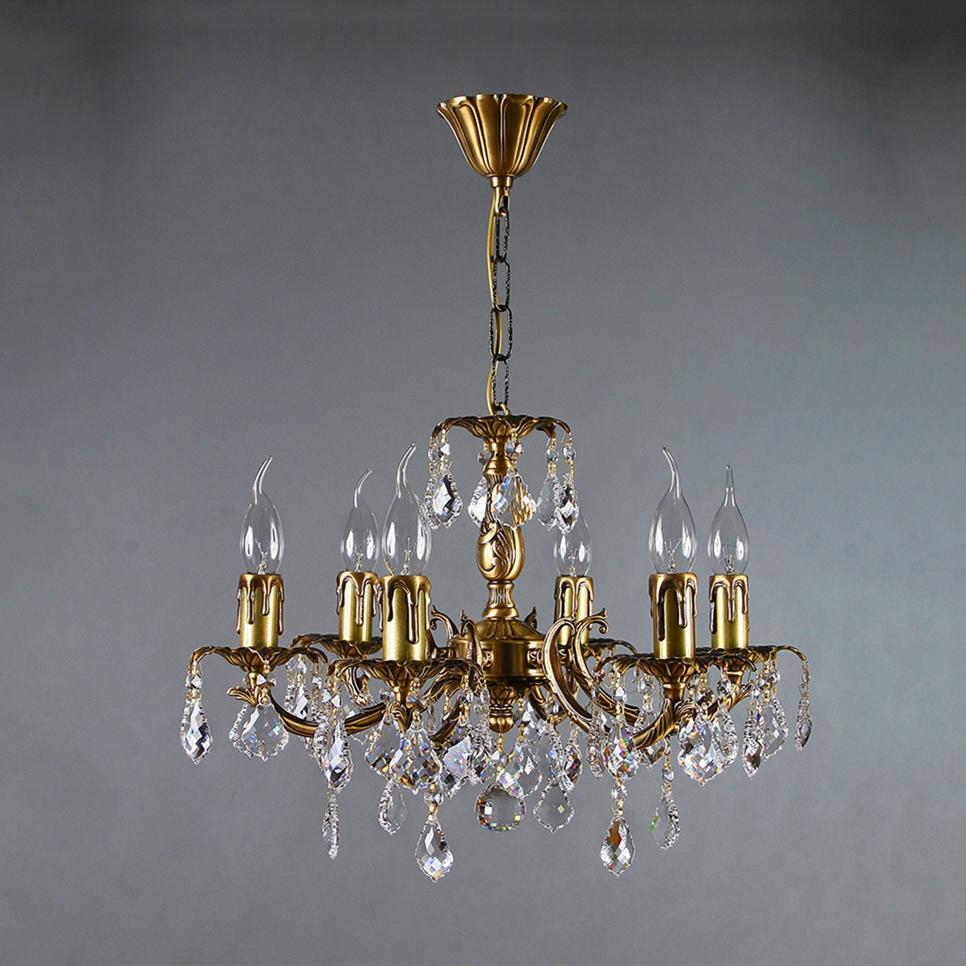 Подвесная люстра Ambiente Benisa 2226/6 AB New Leaf