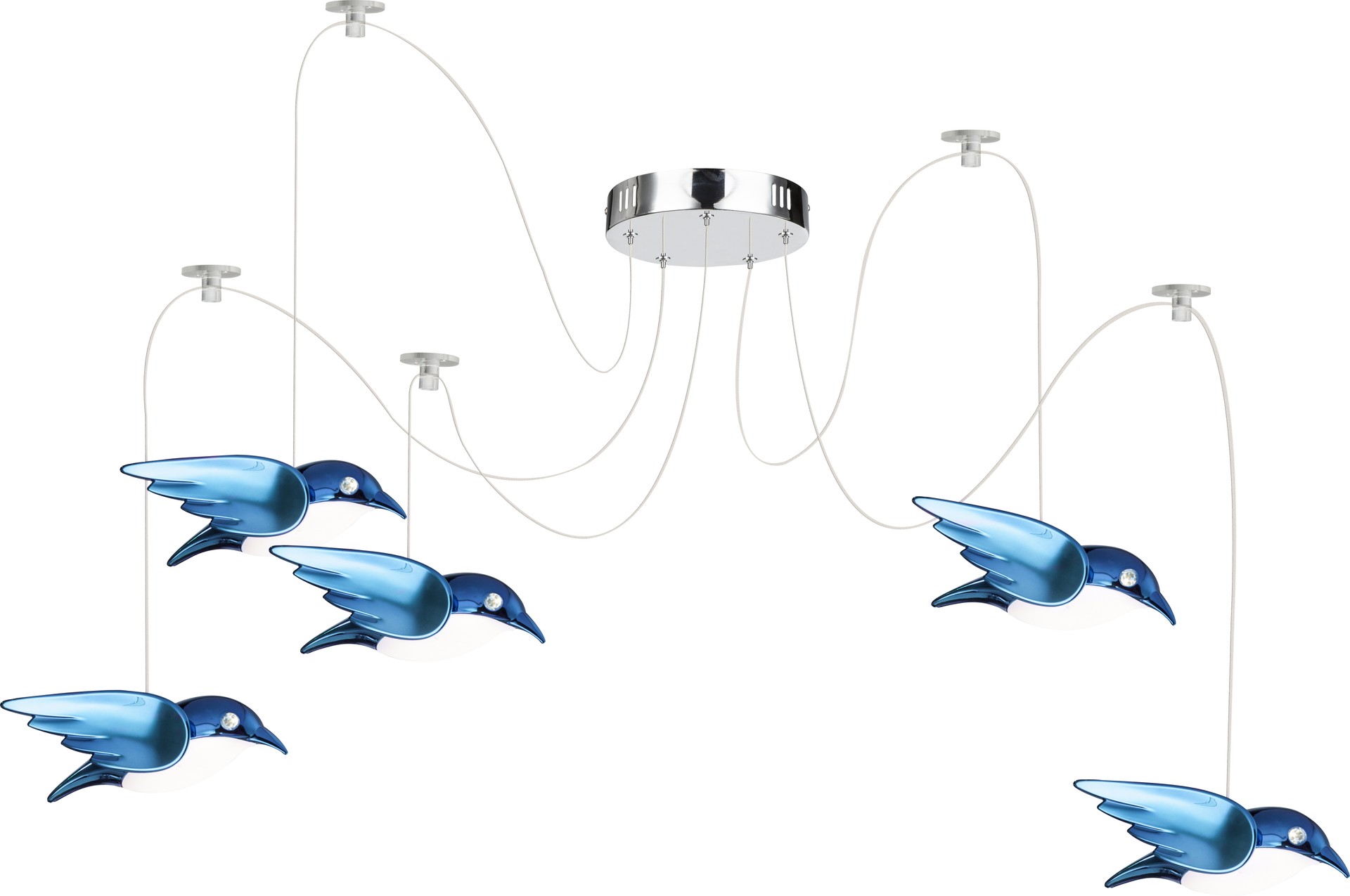 Светильник в форме паука Bird 56671-5H Globo