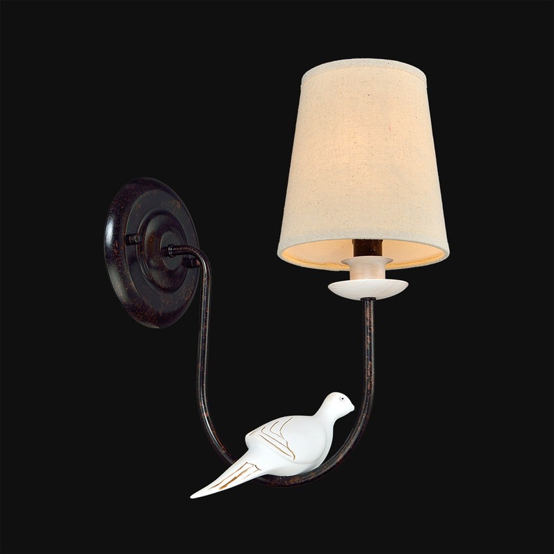 Бра с птичками 4901 3-4901-1-BR+BG E14 Максисвет