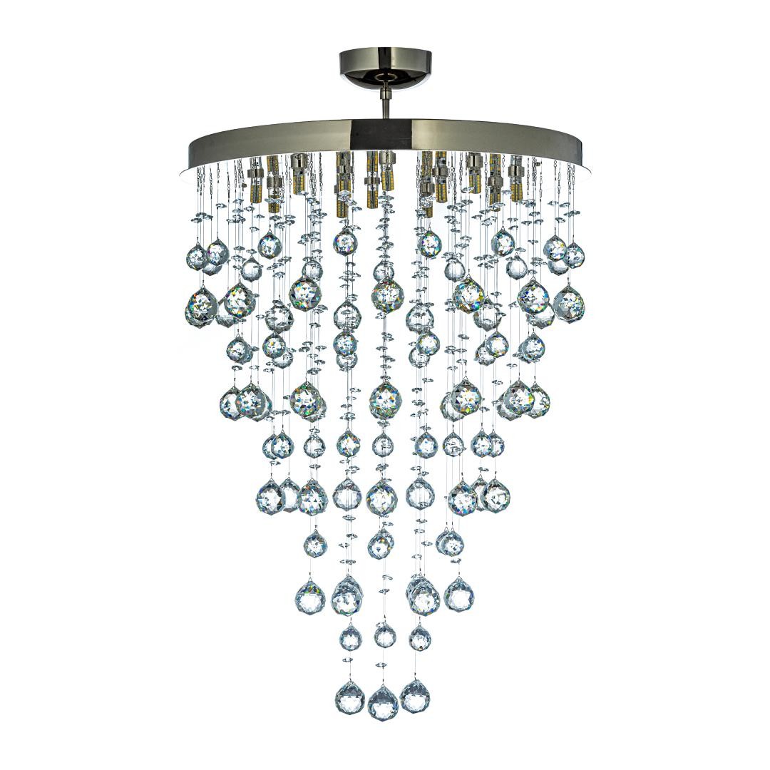 Потолочная хрустальная люстра Arti Lampadari Flusso Flusso H 1.4.55.615 N