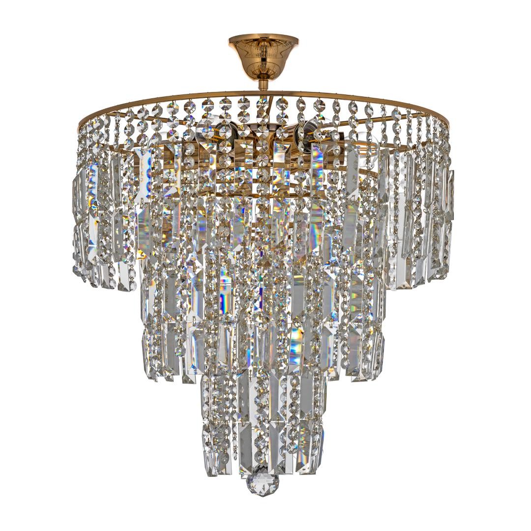 Потолочная хрустальная люстра Arti Lampadari Napoli Napoli E 1.5.46.501 G