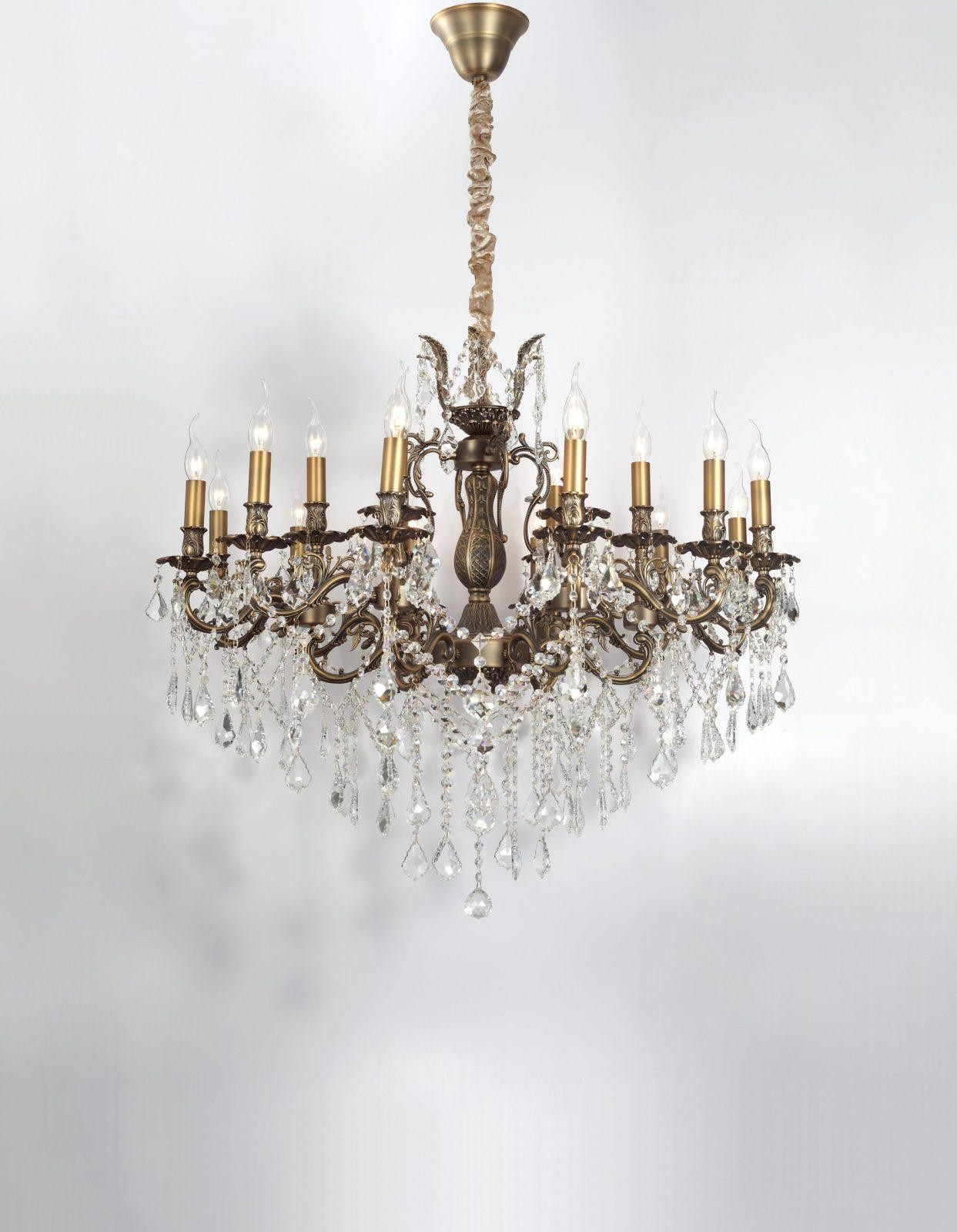 Подвесная хрустальная люстра Barletta Lucia Tucci BARLETTA 122.12.6 antique