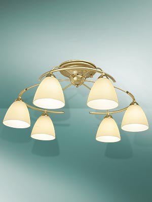 Потолочная люстра Vitaluce 7515/6PL cv LM118 crema sat.