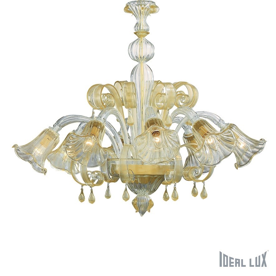 Люстра подвесная с цветочками Ca D Oro CA' D'ORO SP8 Ideal Lux