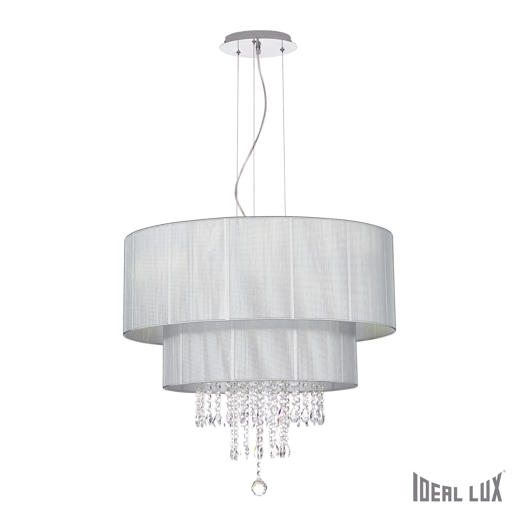 Люстра каскад Opera OPERA SP6 ARGENTO Ideal Lux