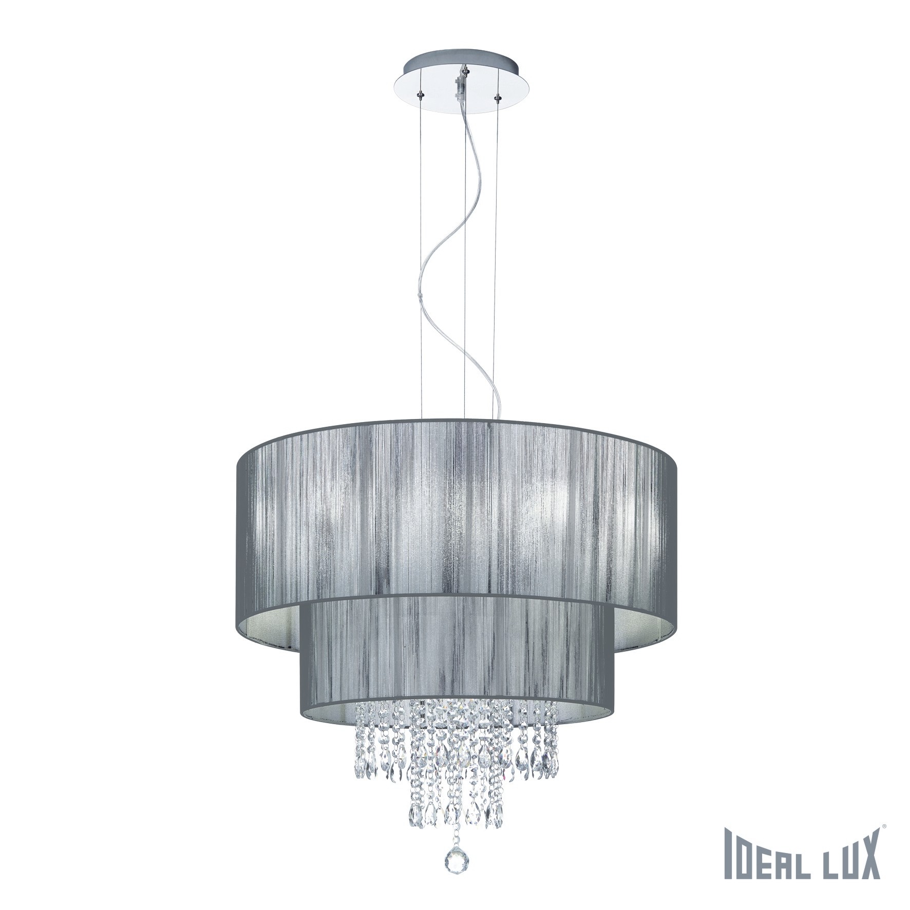 Люстра каскад Opera OPERA SP6 NERO Ideal Lux