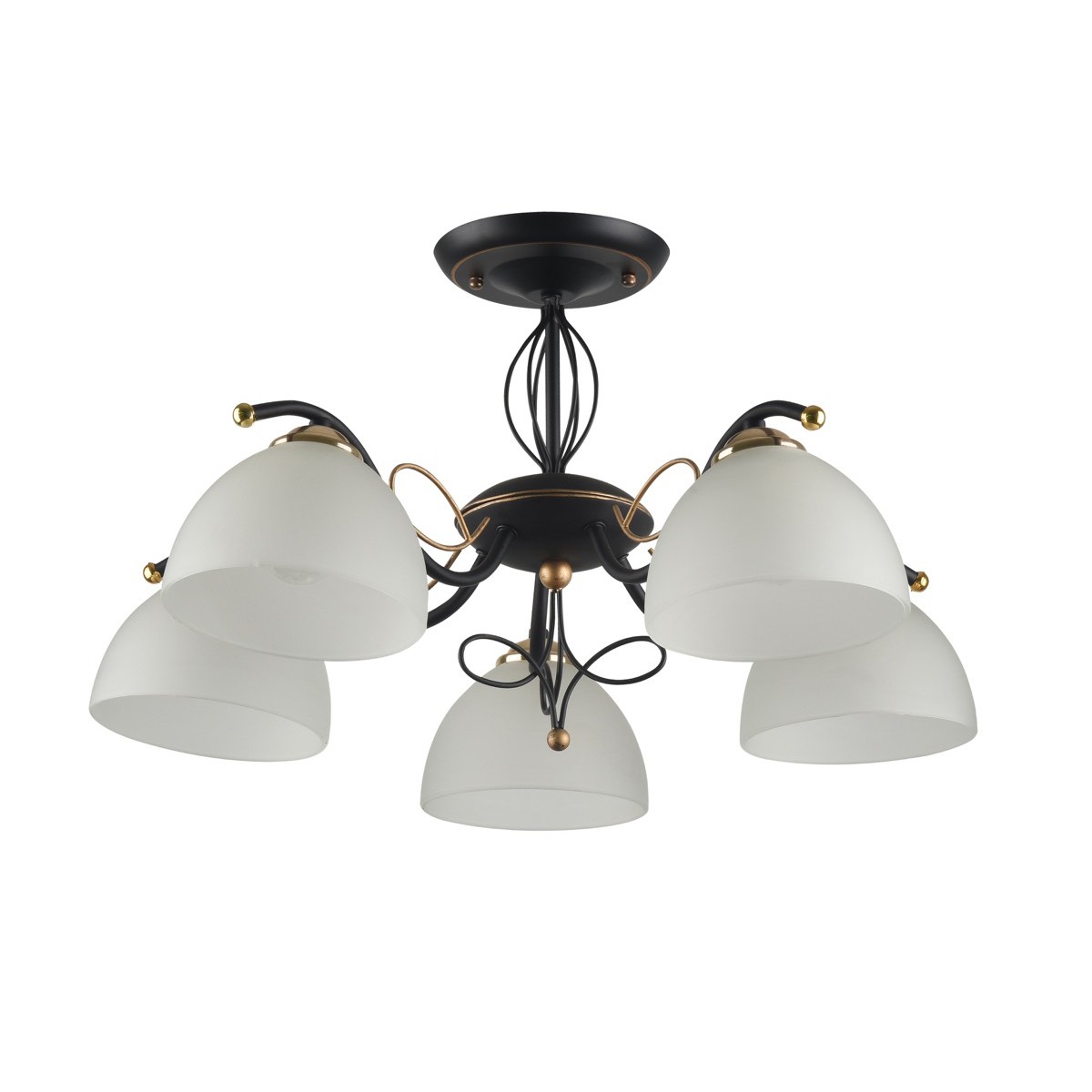 Потолочная люстра ID lamp Ragia 554/5PF-Blackpatina
