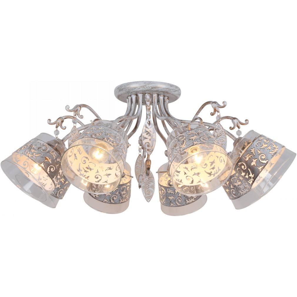 Потолочная люстра Arte Lamp Calice A9081PL-8WG