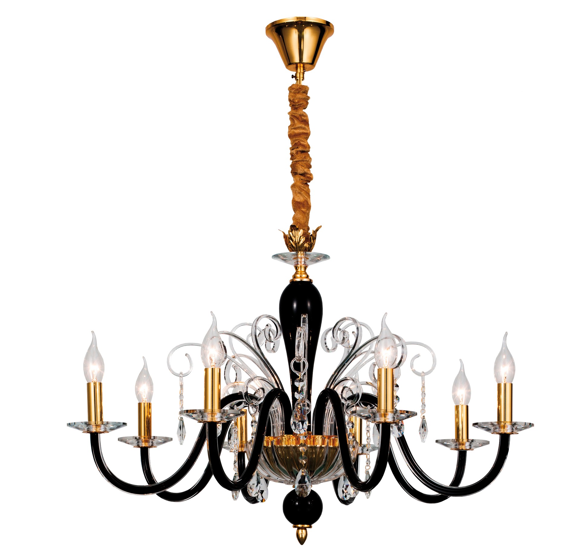 Люстра подвесная с цветочками Crocus 2023-8P Favourite