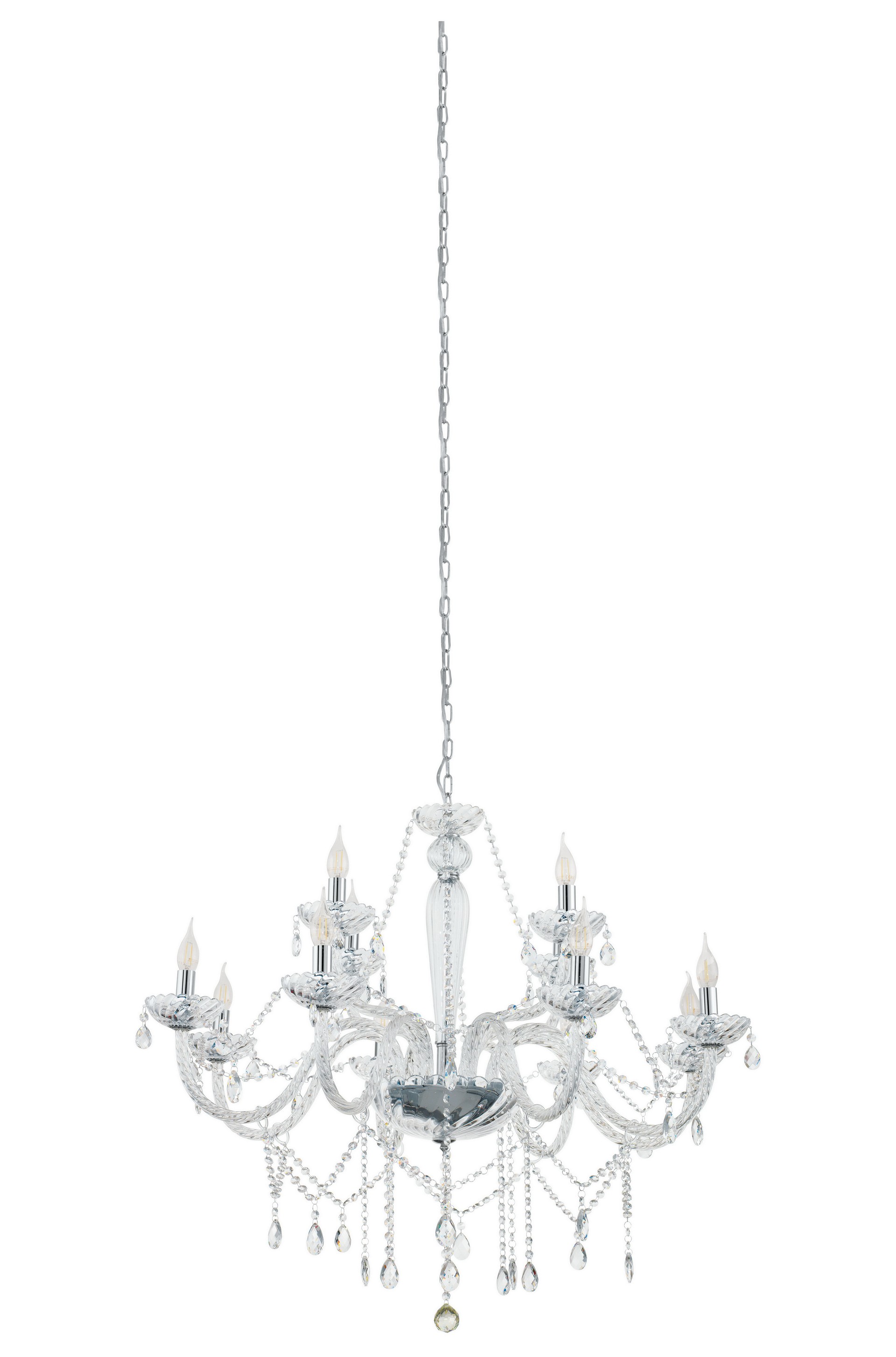 Подвесная хрустальная люстра Basilano Eglo 39102