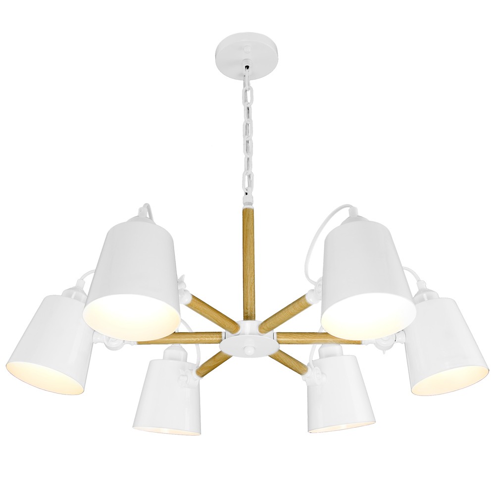 Подвесная люстра RiForma Draft 5154 2-5154-6-WH+WE E27