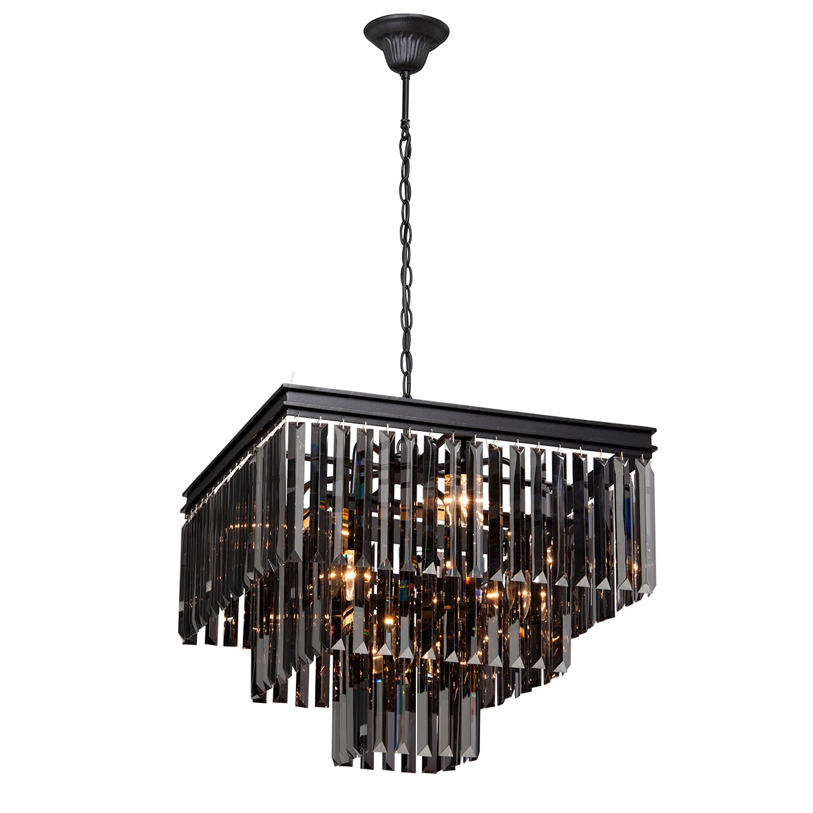 Подвесная хрустальная люстра V5161 Vitaluce Premium V5161-1/4+4+1