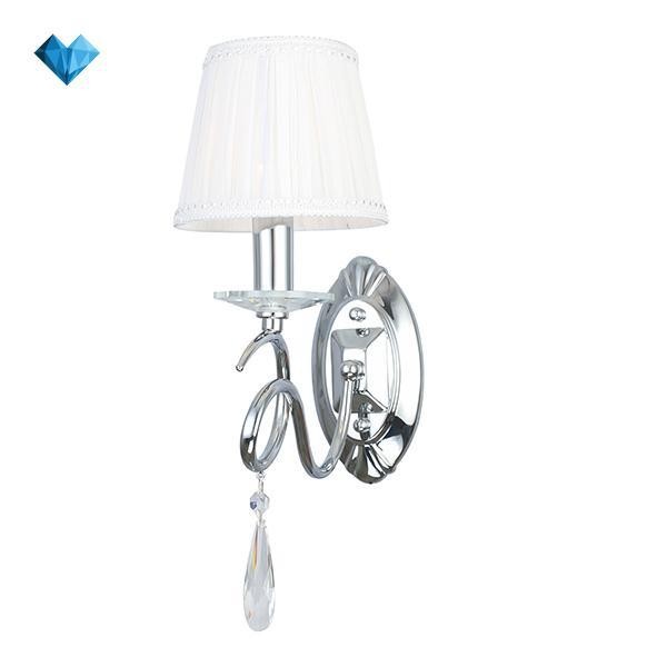 Настенное бра Eurosvet Loris 10082/1 хром/прозрачный хрусталь Strotskis