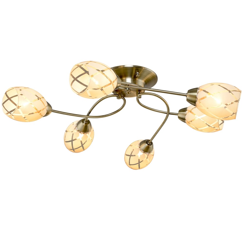 Потолочная люстра Максисвет 8837 1-8837-6-AB E27