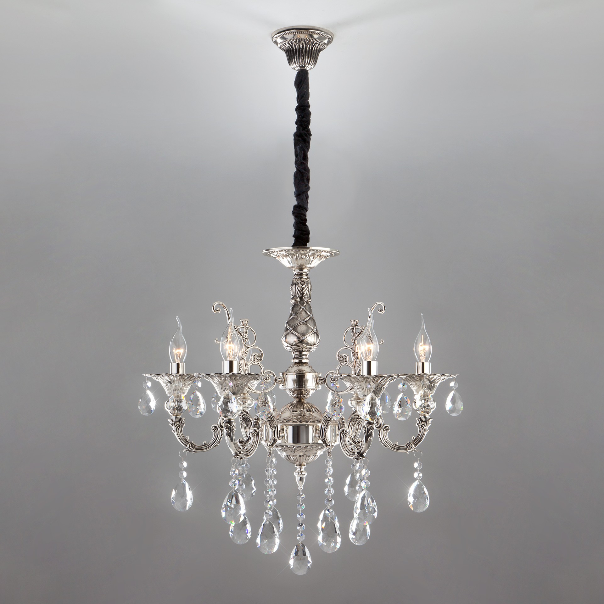 Подвесная хрустальная люстра Clarence Bogates 282/6 Strotskis