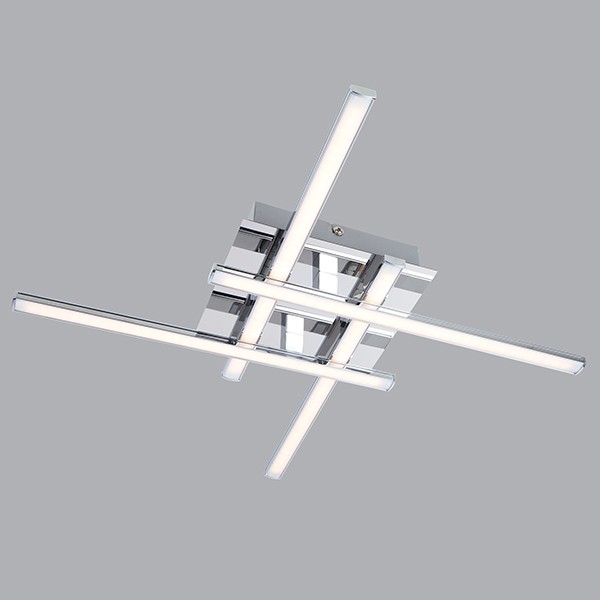 Потолочная светодиодная люстра Hi-Tech Eurosvet 90019/4 хром 24W