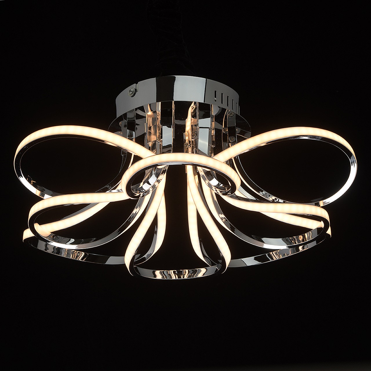 Потолочная светодиодная люстра Аурих De Markt 496017608