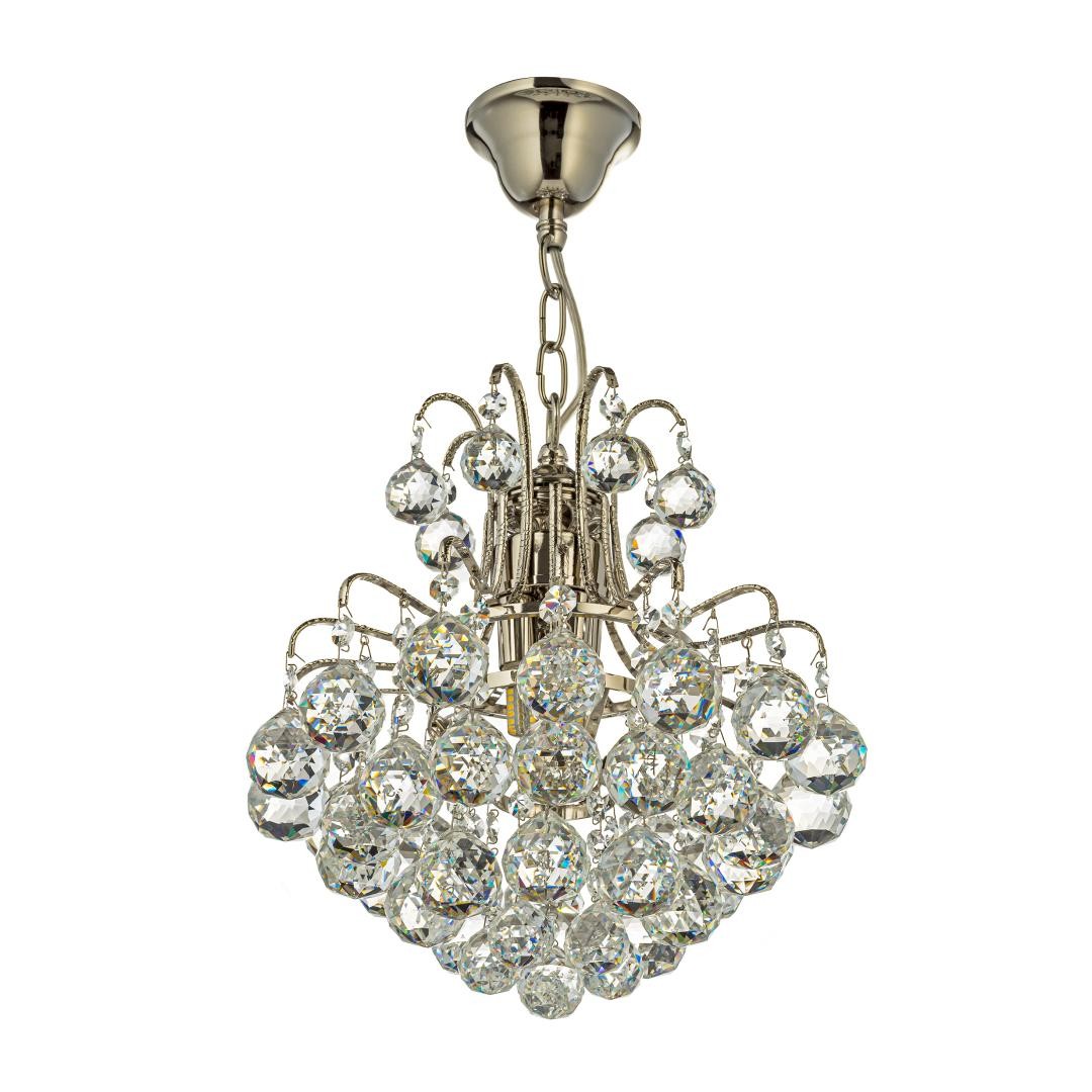 Подвесная хрустальная люстра Alanno Arti Lampadari Alanno E 1.5.30.100 N