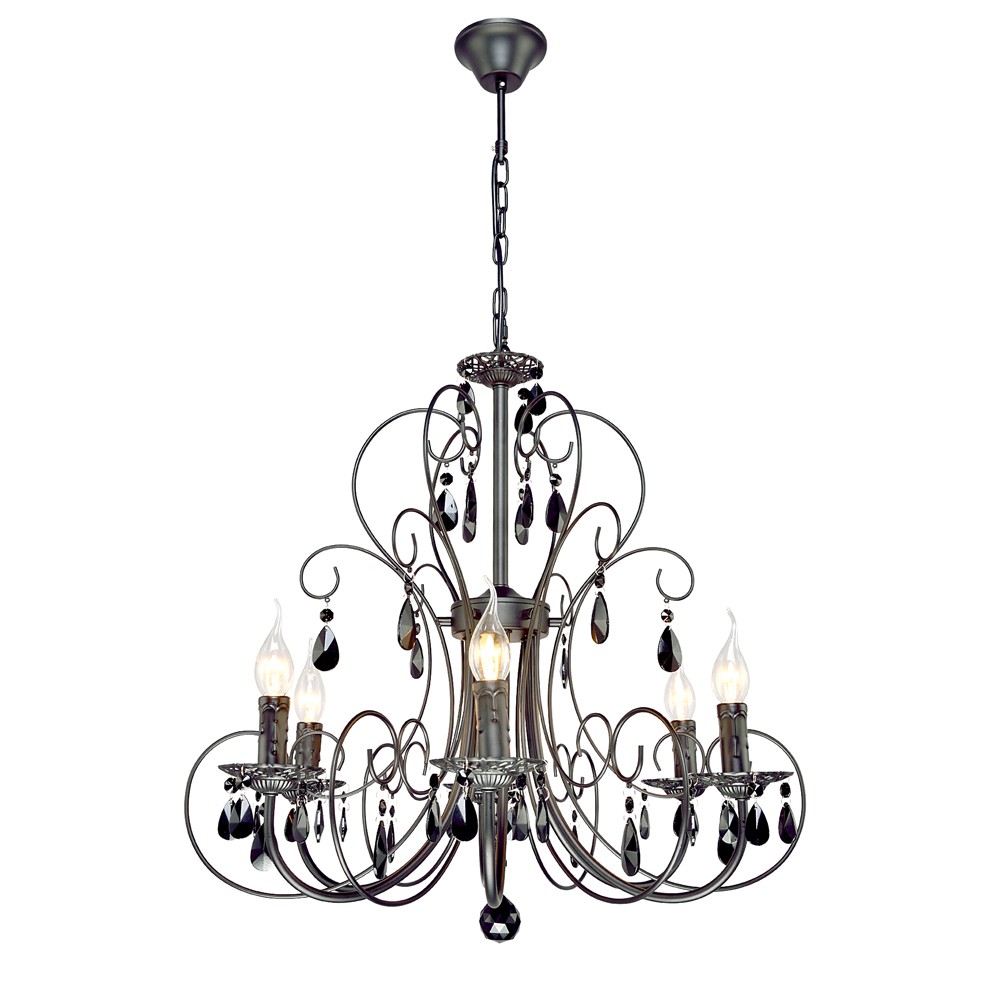 Подвесная люстра Максисвет 2-4306-6-BK E14