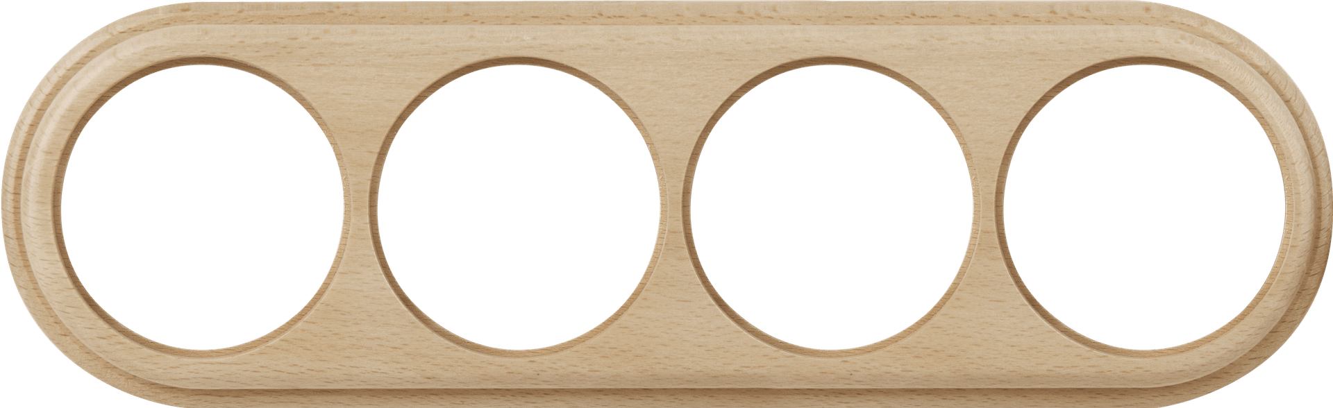 Рамка Werkel WL15-frame-04 / Рамка на 4 поста (светлый бук)