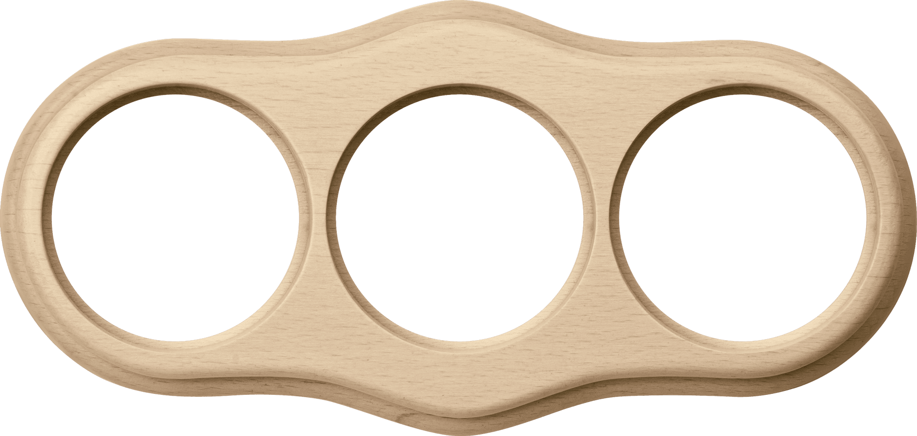 Рамка Werkel WL20-frame-03 / Рамка на 3 поста (светлый бук)