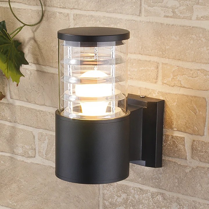 Уличный настенный светильник Elektrostandard 1408 1408 TECHNO черный