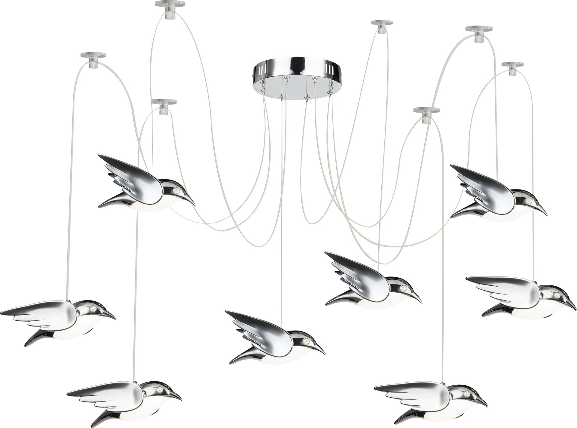 Светильник в форме паука Bird 56670-8H Globo