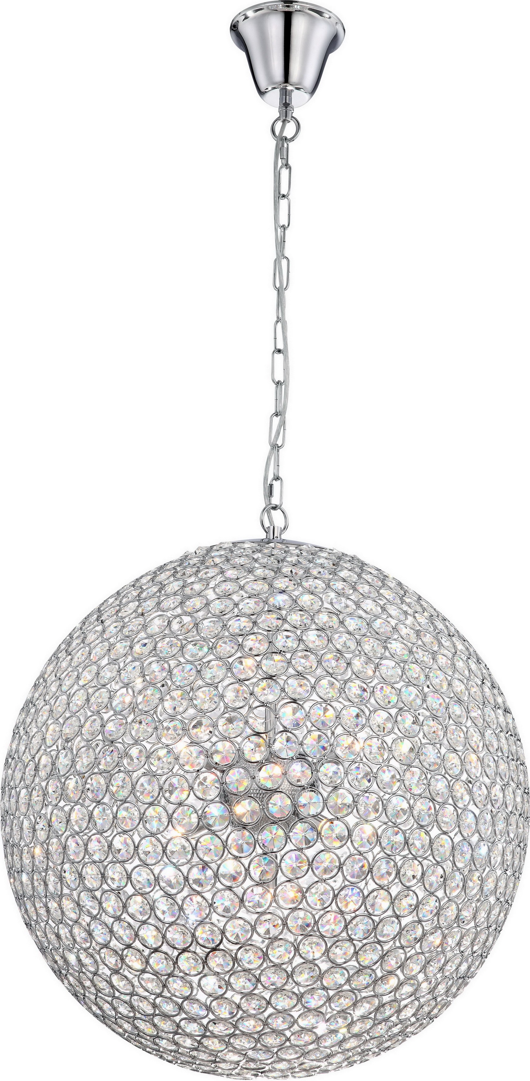 Подвесная хрустальная люстра Emilia Globo 67010-8HLED