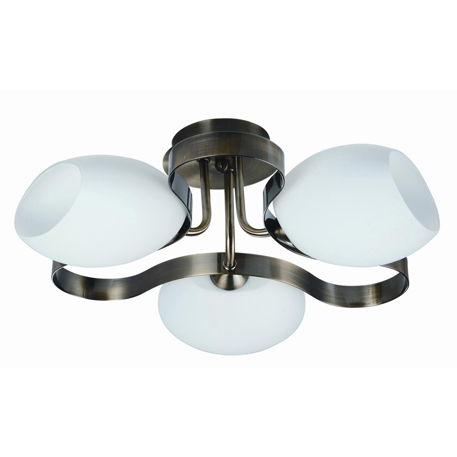 Потолочная люстра ID lamp Fontana 601/3PF-SUNOldbronze