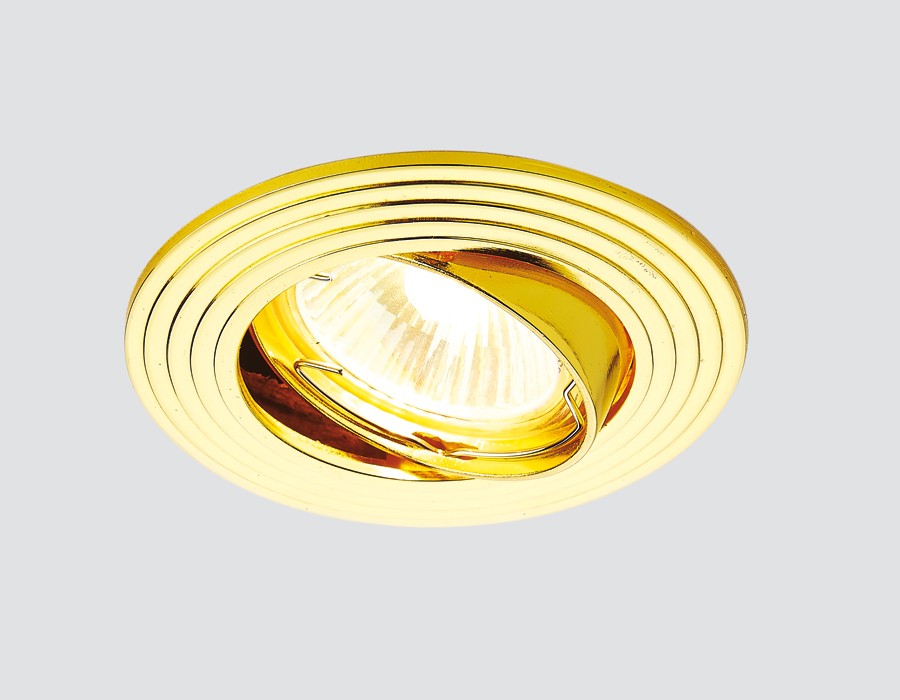 Встраиваемый светильник с узорами Classic 733 GD Ambrella