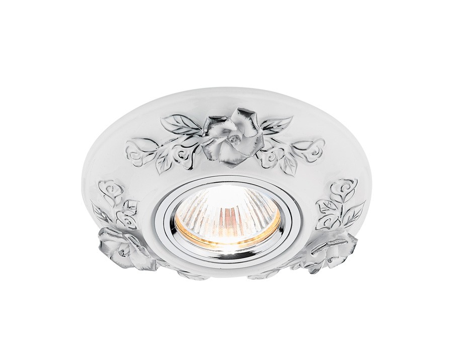 Встраиваемый светильник с цветочками Design D5503 W/CH Ambrella