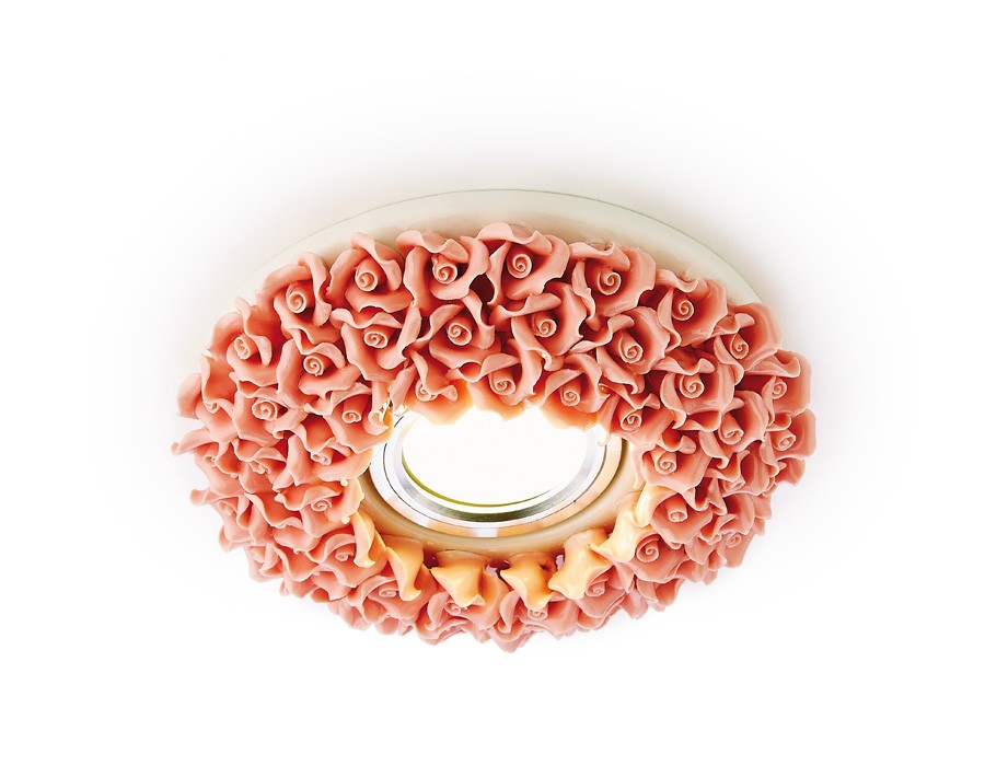 Встраиваемый светильник с цветочками Design D5505 PI Ambrella