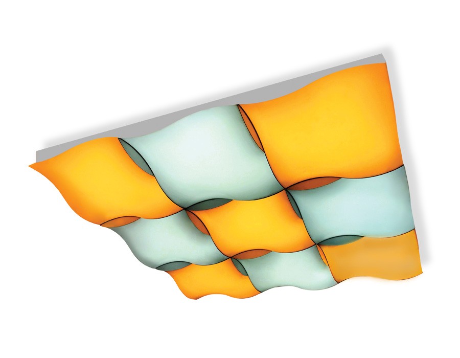 Потолочный LED светильник Ambrella Orbital Parus FP2359 WH 288W D720*720