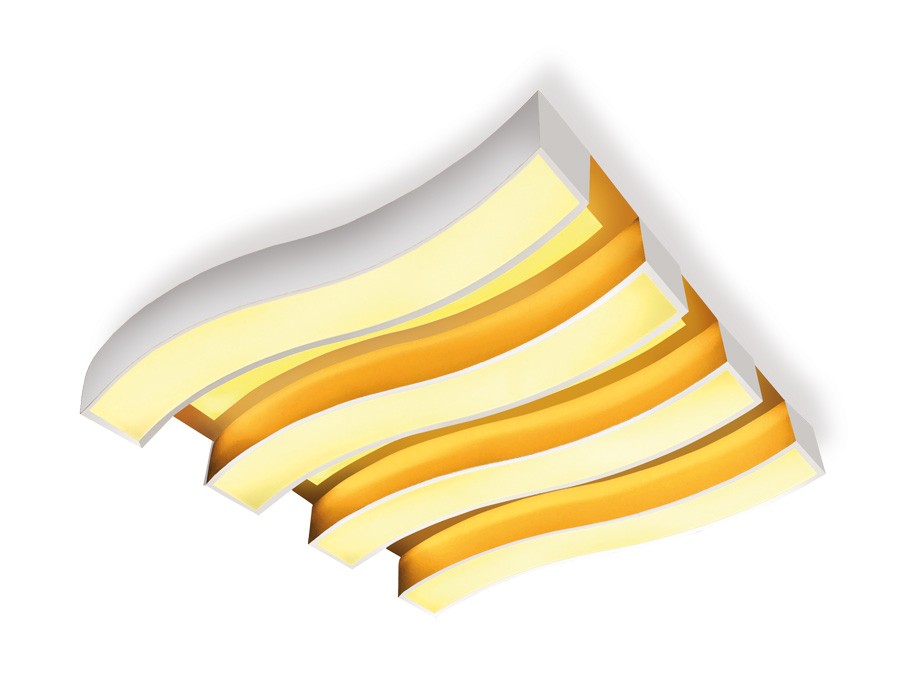 Светильник потолочный Ambrella Orbital Parus FP2424 WH 120W+72W D700*690