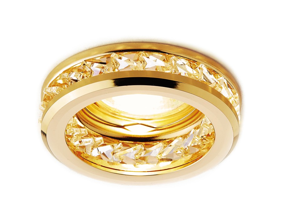 Встраиваемый светильник Ambrella Crystal K105 CL/G