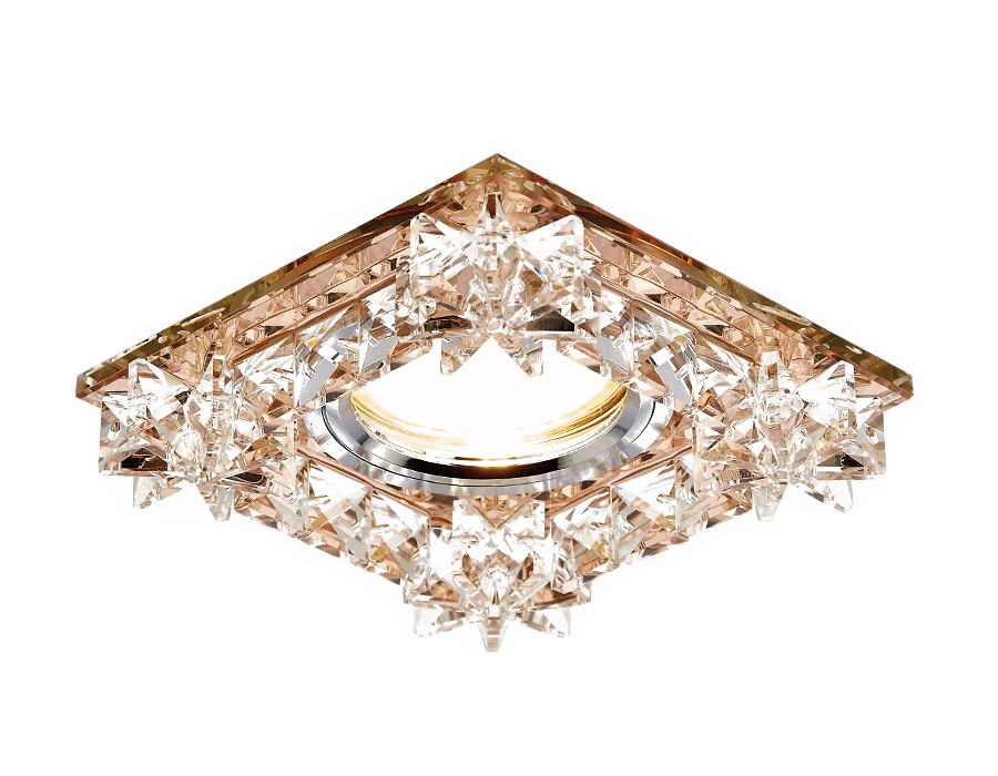 Встраиваемый светильник Ambrella Crystal K130 BR