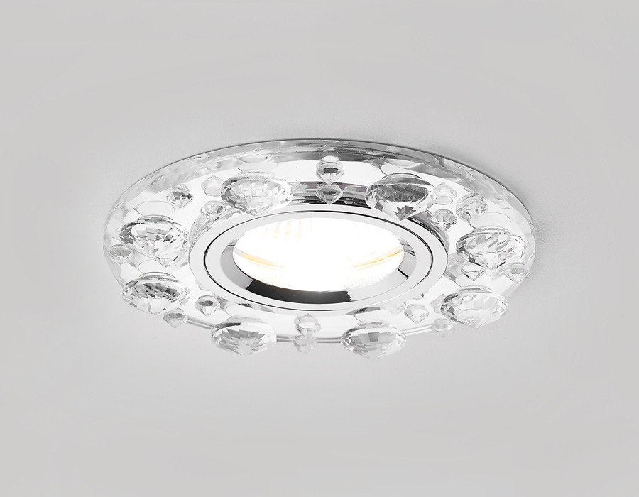 Встраиваемый светильник Ambrella Crystal K225 CH