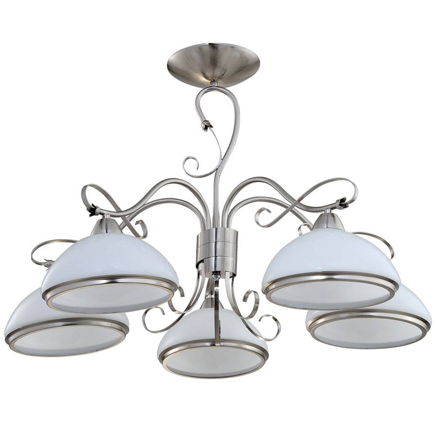 Потолочная люстра ID lamp Fort Collins 808/5PF-Whitechrome