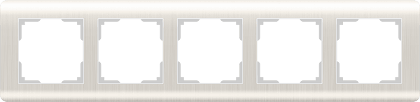 Рамка Werkel WL12-Frame-05/ Рамка на 5 постов (перламутровый)