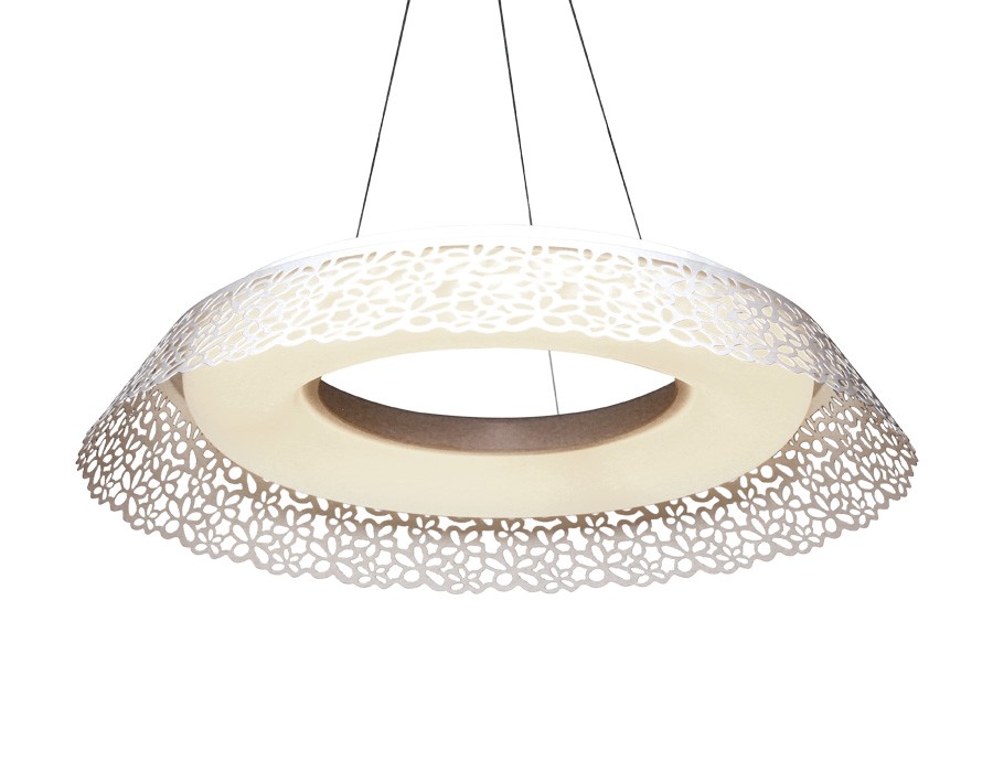 Потолочный светодиодный светильник Ambrella Orbital Design F121 WH 72W D620