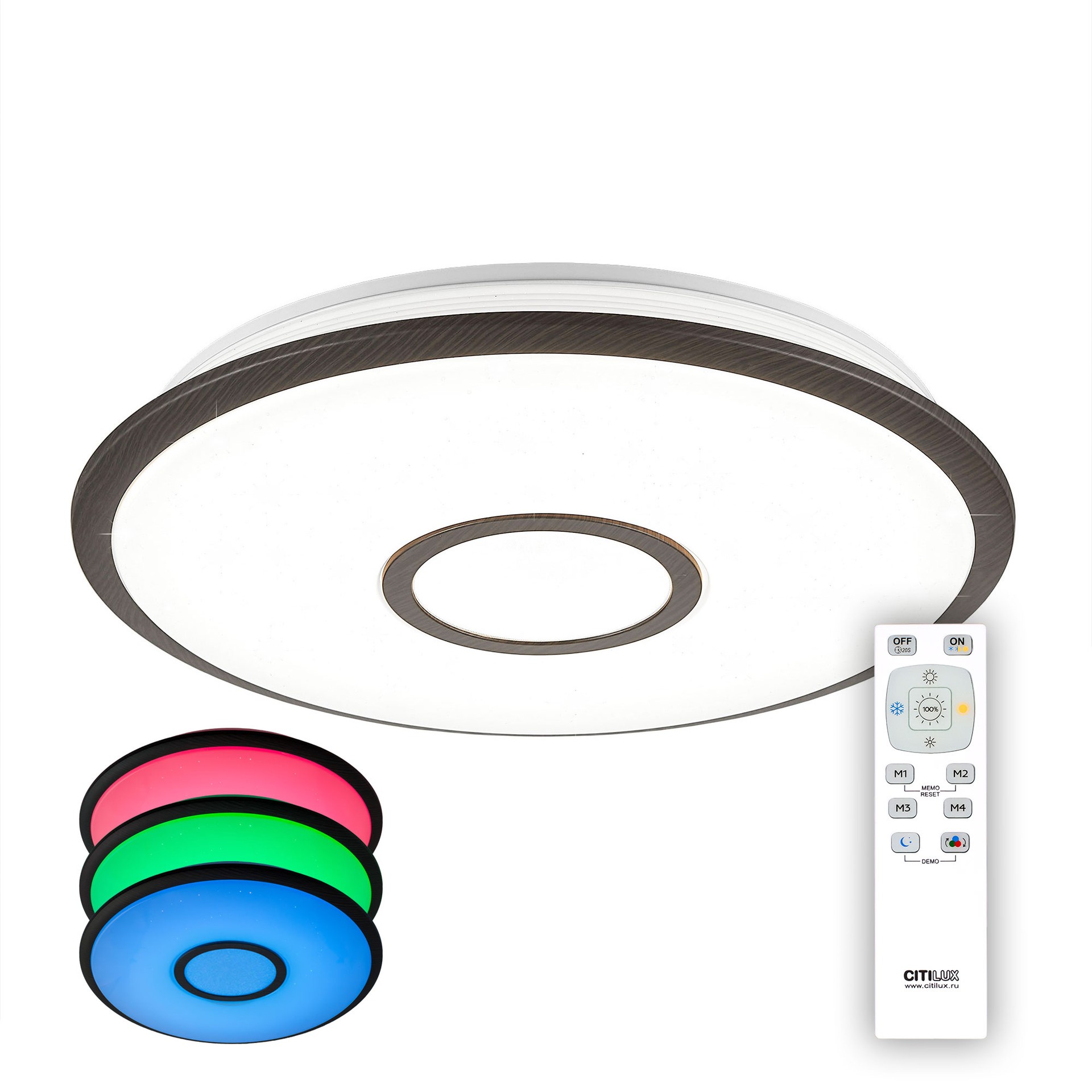 Потолочный светодиодный светильник Citilux Старлайт CL70335RGB