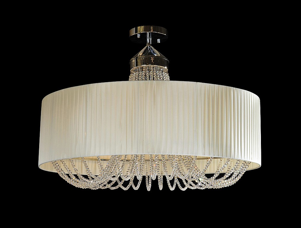 Потолочная хрустальная люстра Newport 1400 1408/S beige