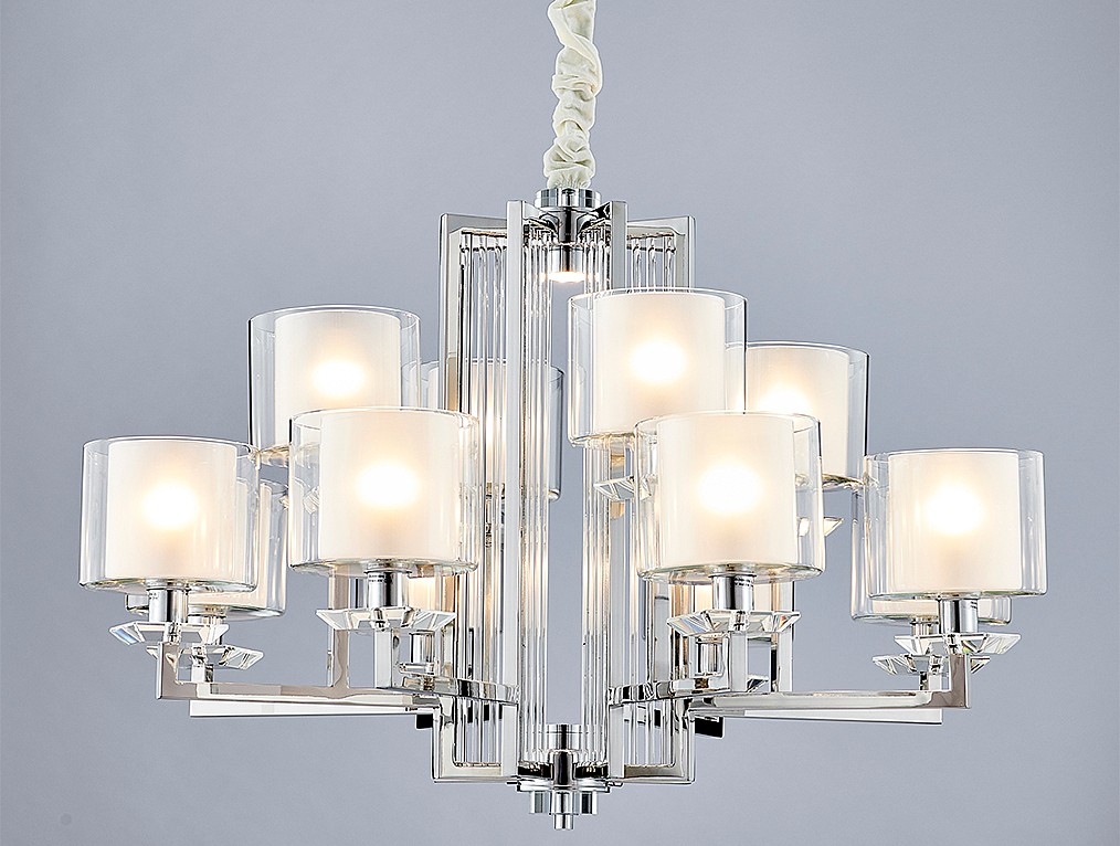 Люстра многоярусная 4400 4408+4/C chrome Newport