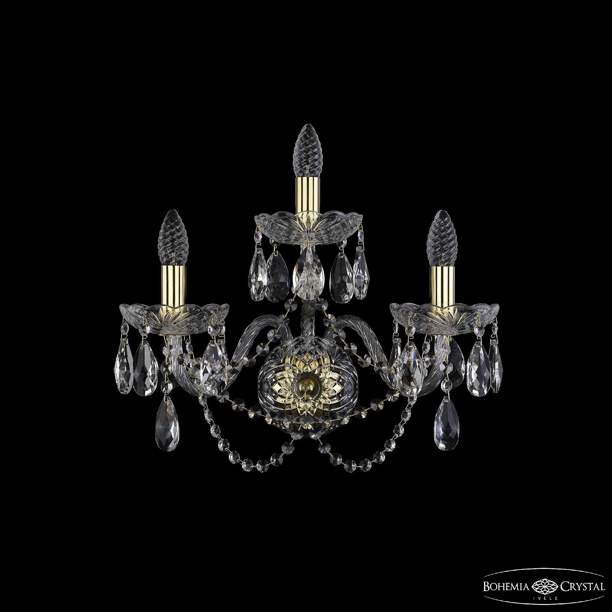 Настенное бра Bohemia 1402 1402B/2+1/195/XL/G