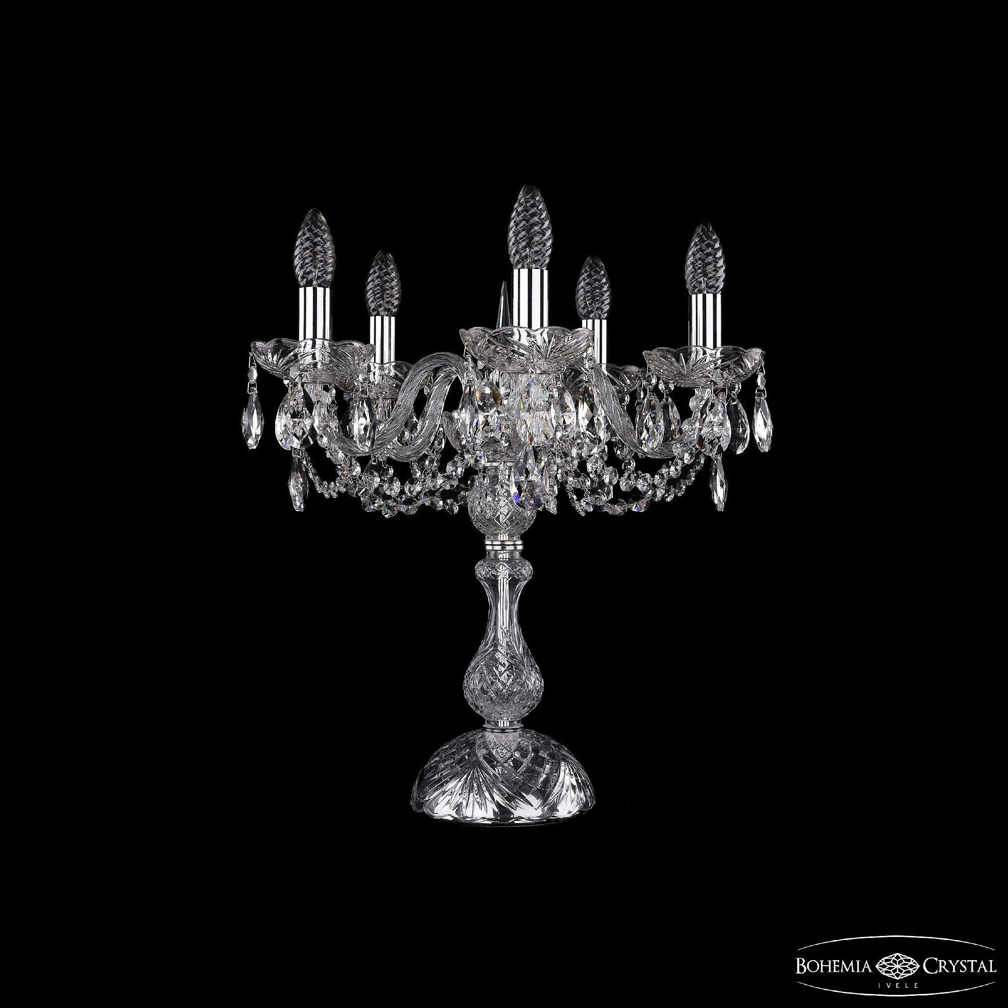 Настольная лампа Bohemia 1402 1402L/5/141-47/Ni