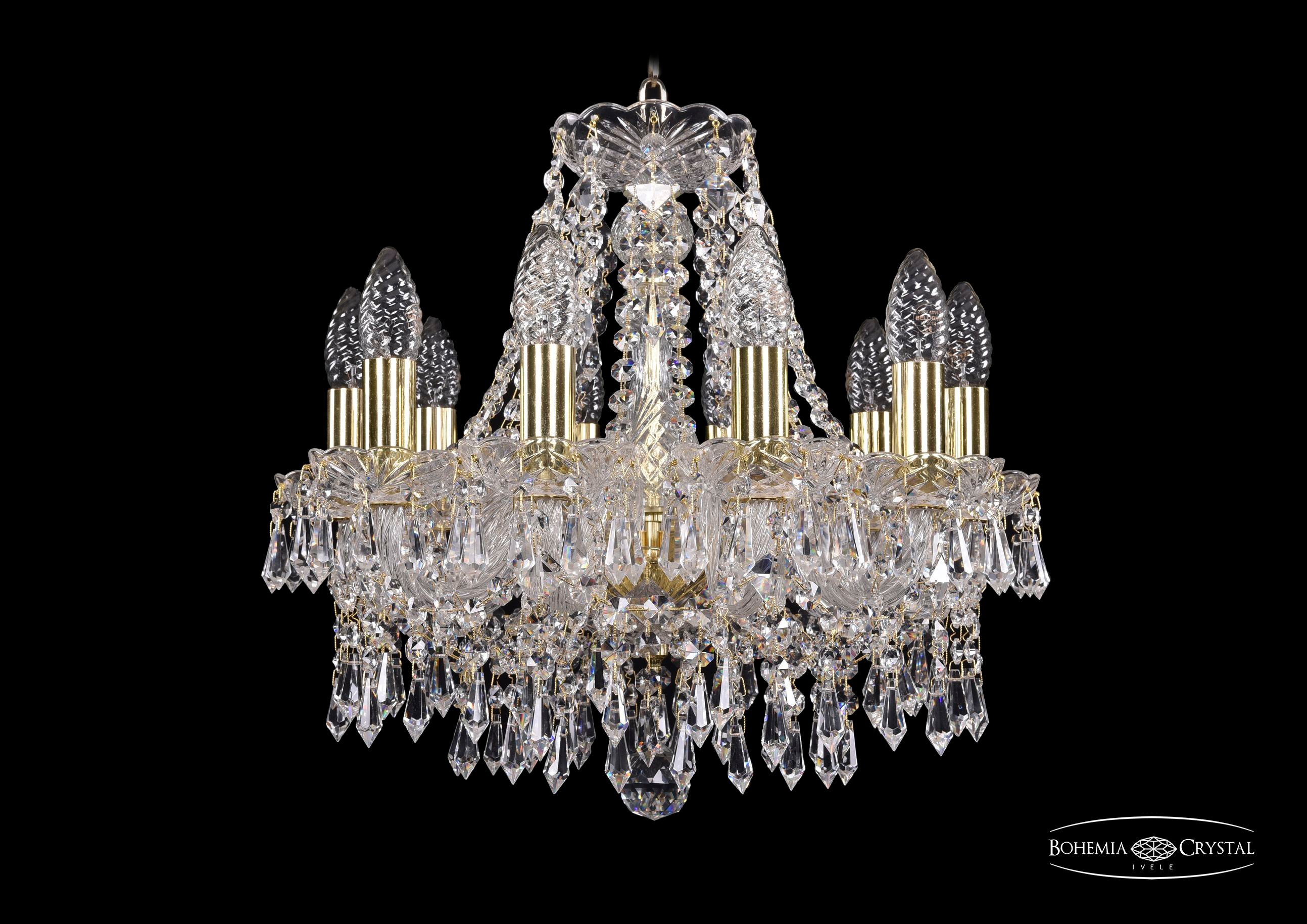 Подвесная хрустальная люстра 1403 Bohemia 1403/10/141 G
