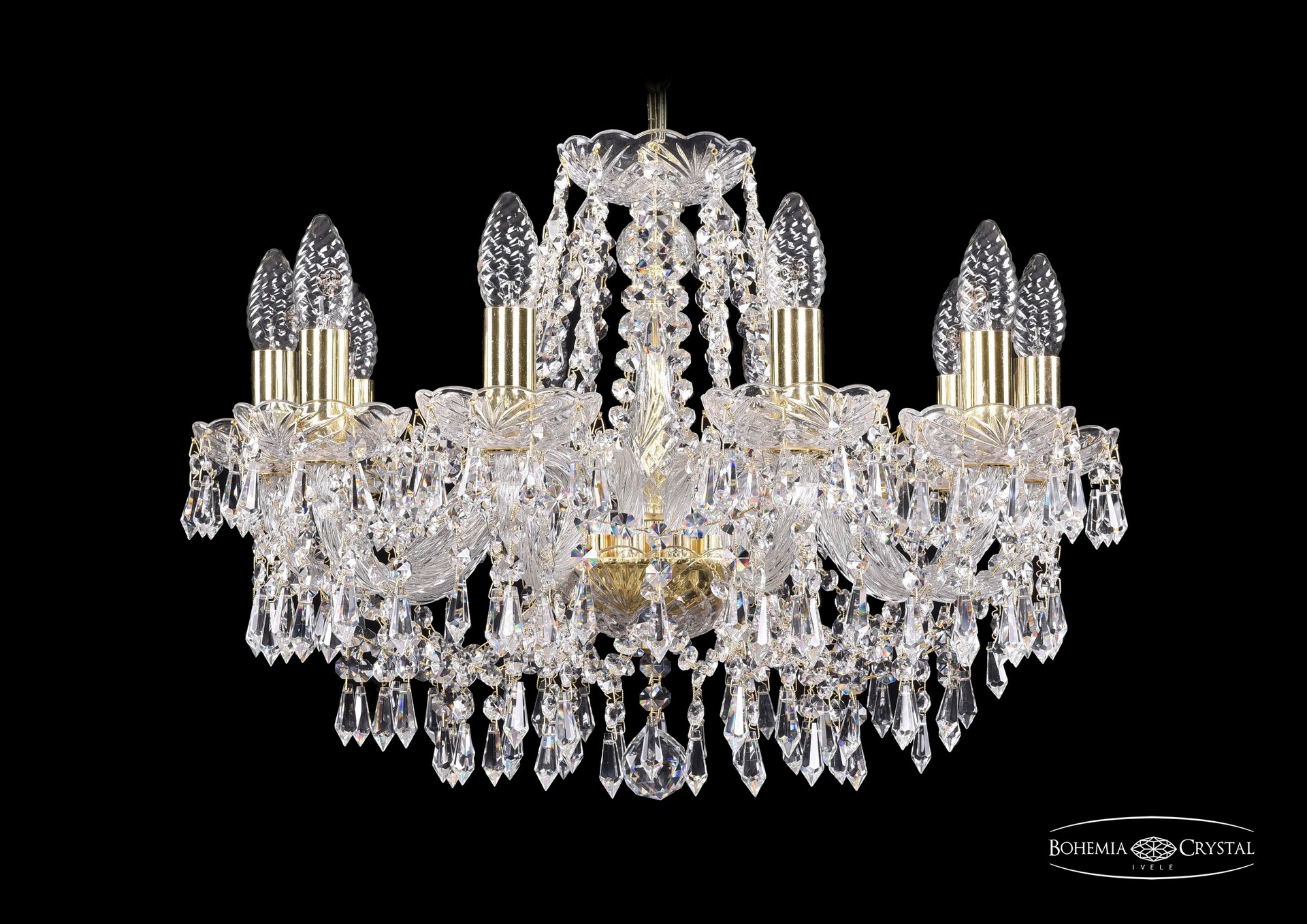 Подвесная хрустальная люстра 1403 Bohemia 1403/10/195 G