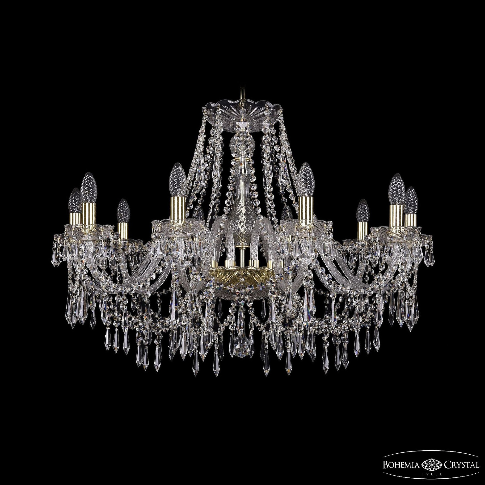 Подвесная хрустальная люстра 1403 Bohemia 1403/10/300 G